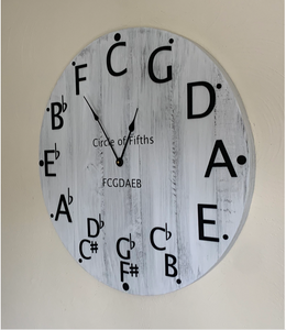 30"Circle of Fifths Wall Clock
