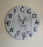 Load image into Gallery viewer, 20&quot; Circle of Fifths Wall Clock
