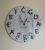Load image into Gallery viewer, 30&quot;Circle of Fifths Wall Clock
