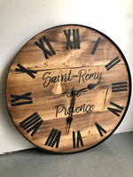 Load image into Gallery viewer, Farmhouse Stained Wall Clock
