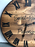 Load image into Gallery viewer, Farmhouse Stained Wall Clock
