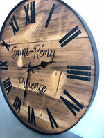 Load image into Gallery viewer, Farmhouse Stained Wall Clock
