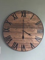 Load image into Gallery viewer, Farmhouse Wooden Wall Clock
