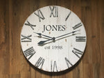 Load image into Gallery viewer, Rustic White Wall Clock
