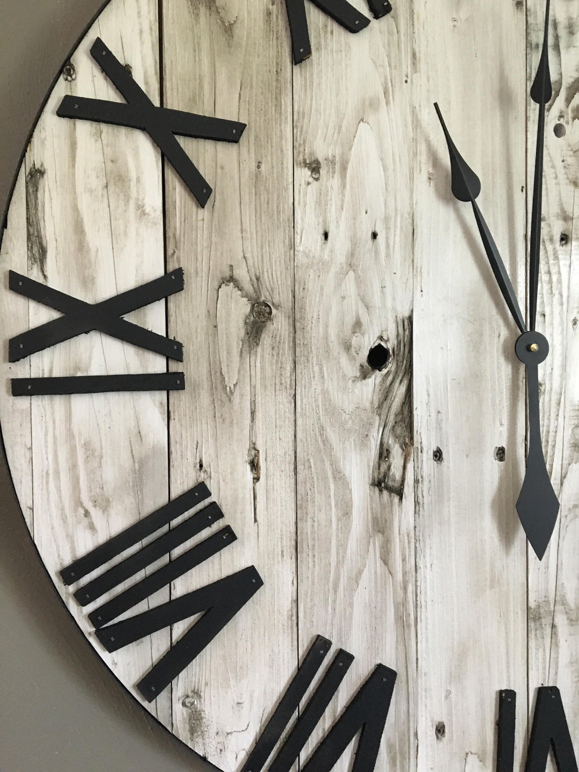 Pallet Style Wall Clock