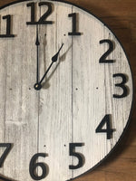 Load image into Gallery viewer, 20” Pallet Wall Clock, Shiplap Clock, Farmhouse Clock, Wall Clock
