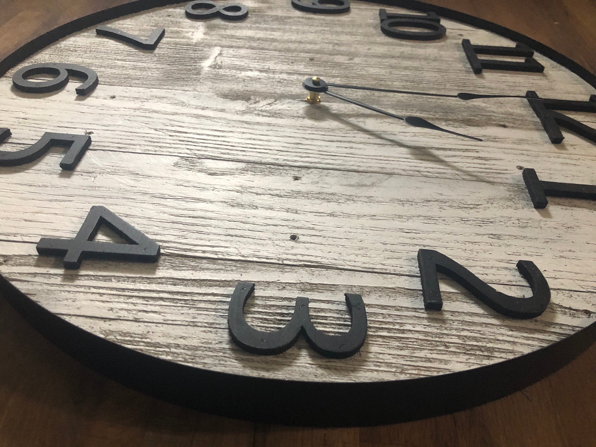 20” Pallet Wall Clock, Shiplap Clock, Farmhouse Clock, Wall Clock
