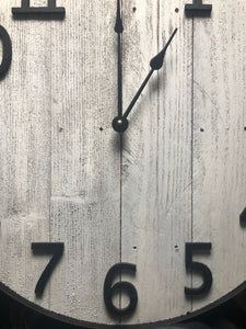 20” Pallet Wall Clock, Shiplap Clock, Farmhouse Clock, Wall Clock