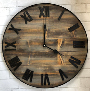 Rustic Barnwood Wall Clock