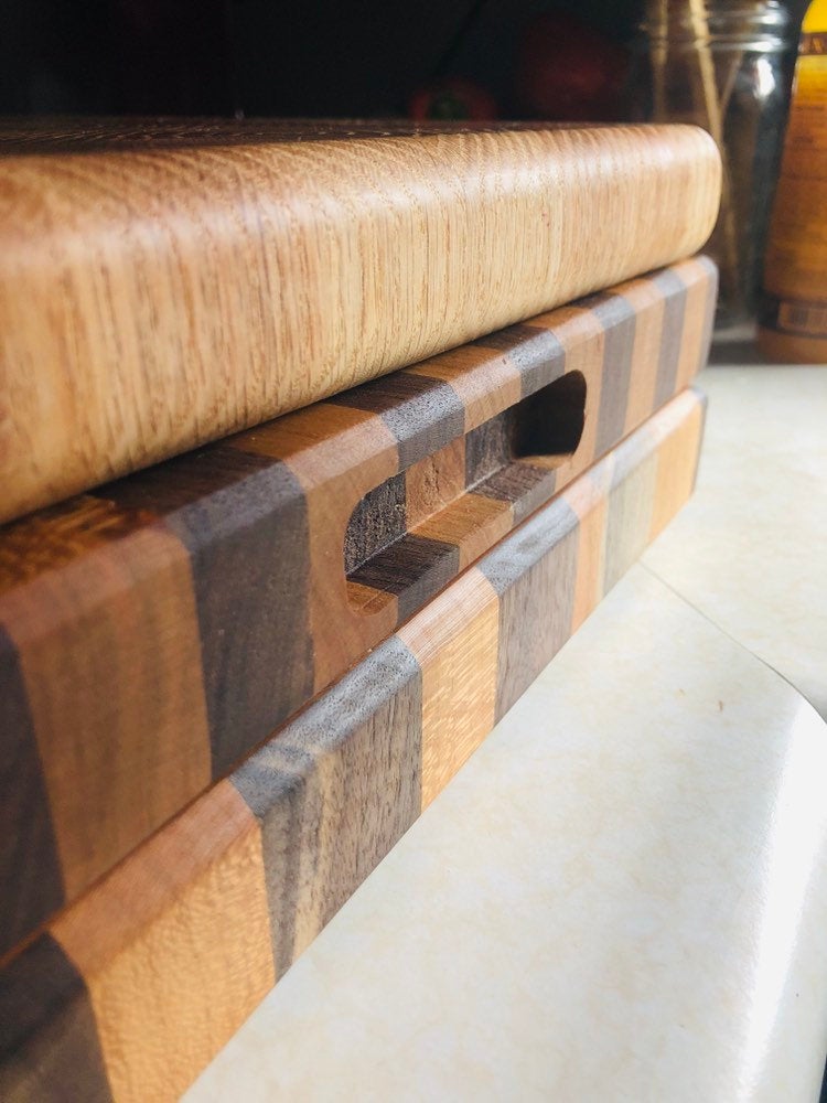 Cherry & Black Walnut Butcher Block