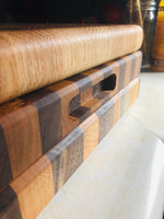 Load image into Gallery viewer, Cherry &amp; Black Walnut Butcher Block

