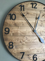 Load image into Gallery viewer, Stained Numeric Wall Clock
